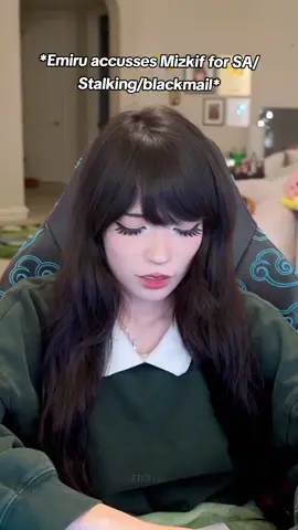 Emiru accuses Mizkif of SA/Blackmail and Stalking after their break up. #mizkif #emiru #clips #twitchstreamer #stream 