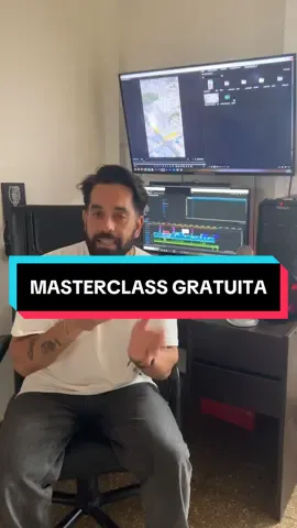 El 3 de noviembre nos encontramos?.  Voy a dar una masterclass de edición de video con Drone.  ‼️SOLO LOS QUE ESTÉN REGISTRADOS VAN A PODER PRESENCIAR LA CLASE ‼️. ¿Qué tenes que hacer para registrarte?  ENVIARME UN MENSAJE DIRECTO CON LA PALABRA 💬 “MASTERCLASS” y listo ✅ 