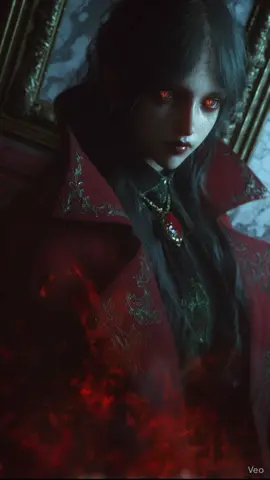 She acts all cute, but she is an vampire, so don't get fooled. Playing with her could be the last thing you do! Or maybe not? Leave your answer to her in the comments! Thx for watching as always! #veo3 #yandere #vampiregirl #fyp 