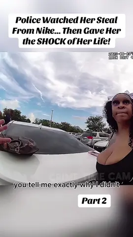 Police Watched Her Steal From Nike... Then Gave Her the SHOCK of Her Life! #cop #cops #copsoftiktok #police #bodycamcops 