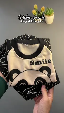 Setelan Panda gemoy banget #setelananak 