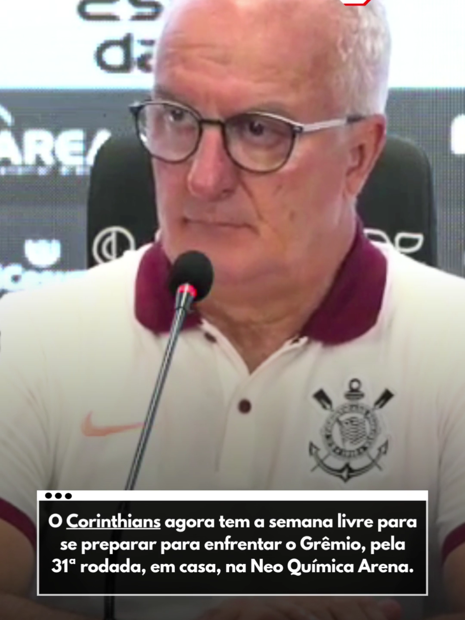 CORTE DA COLETIVA DE IMPRENSA DO DORIVAL JÚNIOR PÓS JOGO CONTRA O VITORIA #corinthians #dorivaljunior