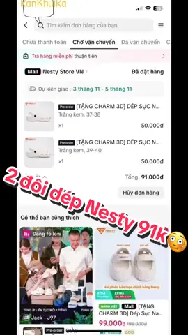 Săn sale dép Nesty như này có gọi là rẻ chưa mấy ní😳✅#depnesty#jack97#xuhuong#review#trending 