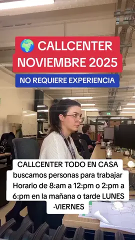 #oportunidadlaboral #trabajodesdecasa #callcenter #remoto #vacantes 
