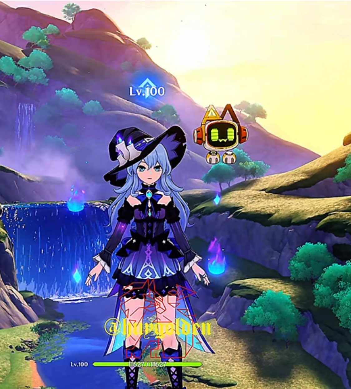 Another UGC Main Lv100 😚 i hope they can be use in IT & Abyss in the Future 🔥 #HuyGolden #GenshinImpact #HoYoCREATOR #UGCMain 