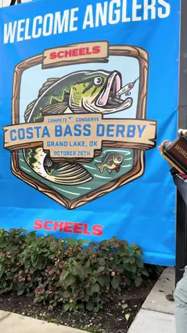 Weather couldn't be better for a COSTA Bass Derby on Grand Lake- someone's about to win $20k😎💰 #costa #scheels #grandlake #tournament #fishing 