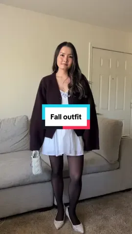 Day 14 of autumn outfits🤍 follow for more inspo  @abercrombie @Almina Concept @Naturalizer Shoes #falloutfit #fallfashion #cardigan #petiteoutfit #outfitidea 