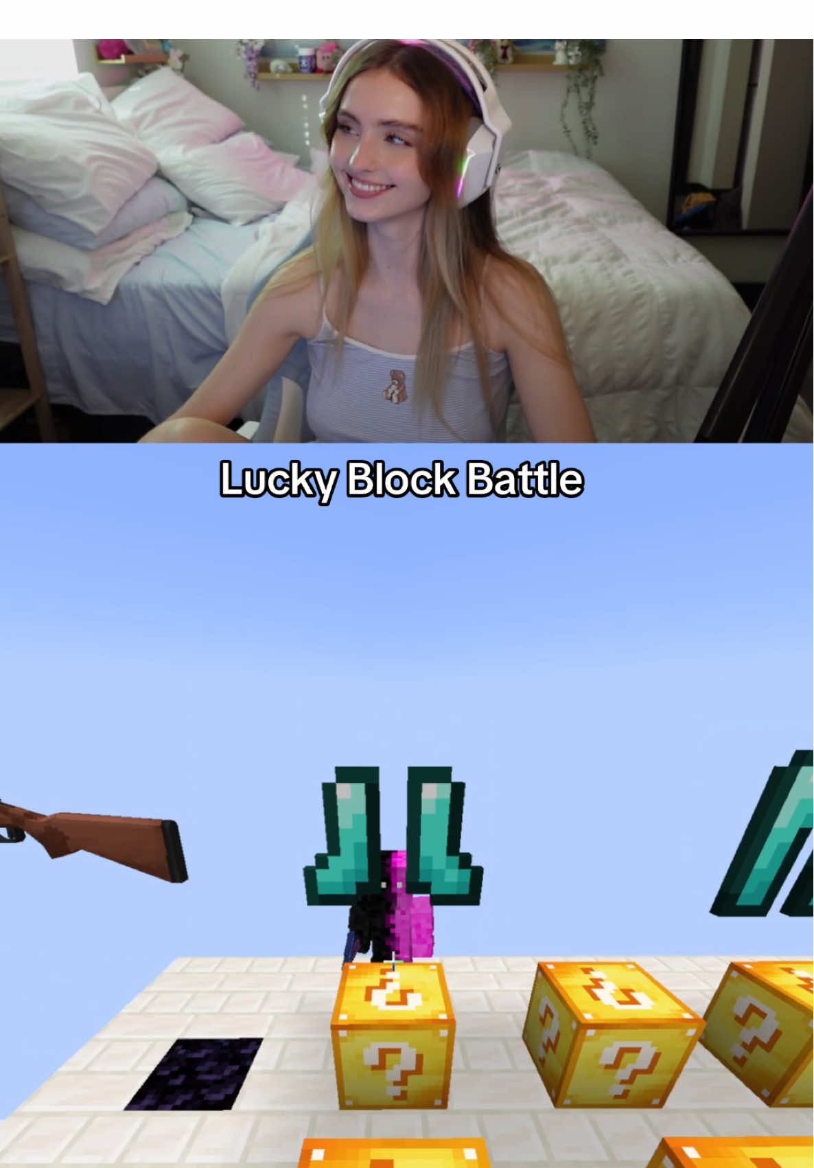 a duel @Daquavis #Minecraft #minecraftmemes #pvp 