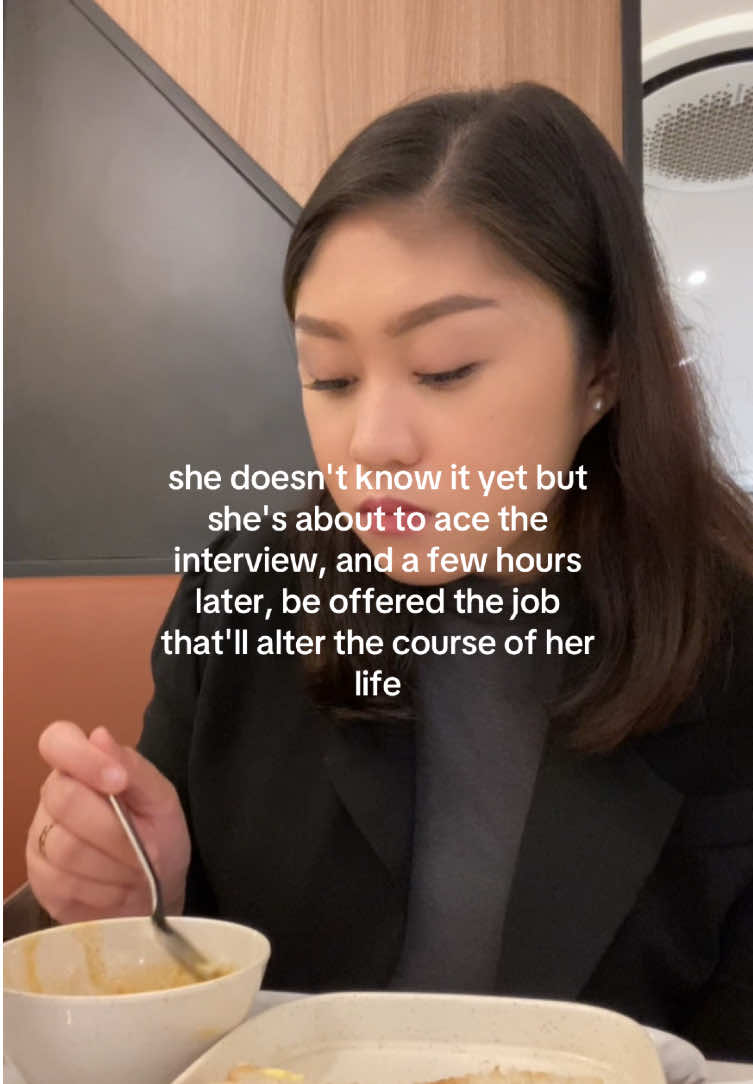 Two hours before the interview — breakfast, review, and a quiet prayer. I told myself, “Whatever’s meant for me will find me.” A few weeks have passed, and I still can’t believe this happened. Grateful beyond words. 🤍 All worth it! 🙌🏻✨