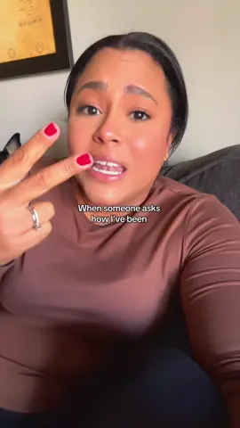 When they ask how you’re doing just say “better than them”. 🤭🤭 #millennialmom #bookedandbusy 