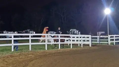 Sometimes you gotta have some fun 😂 #4u #foryoupage #horsesoftiktok #halloween #barrelracer 