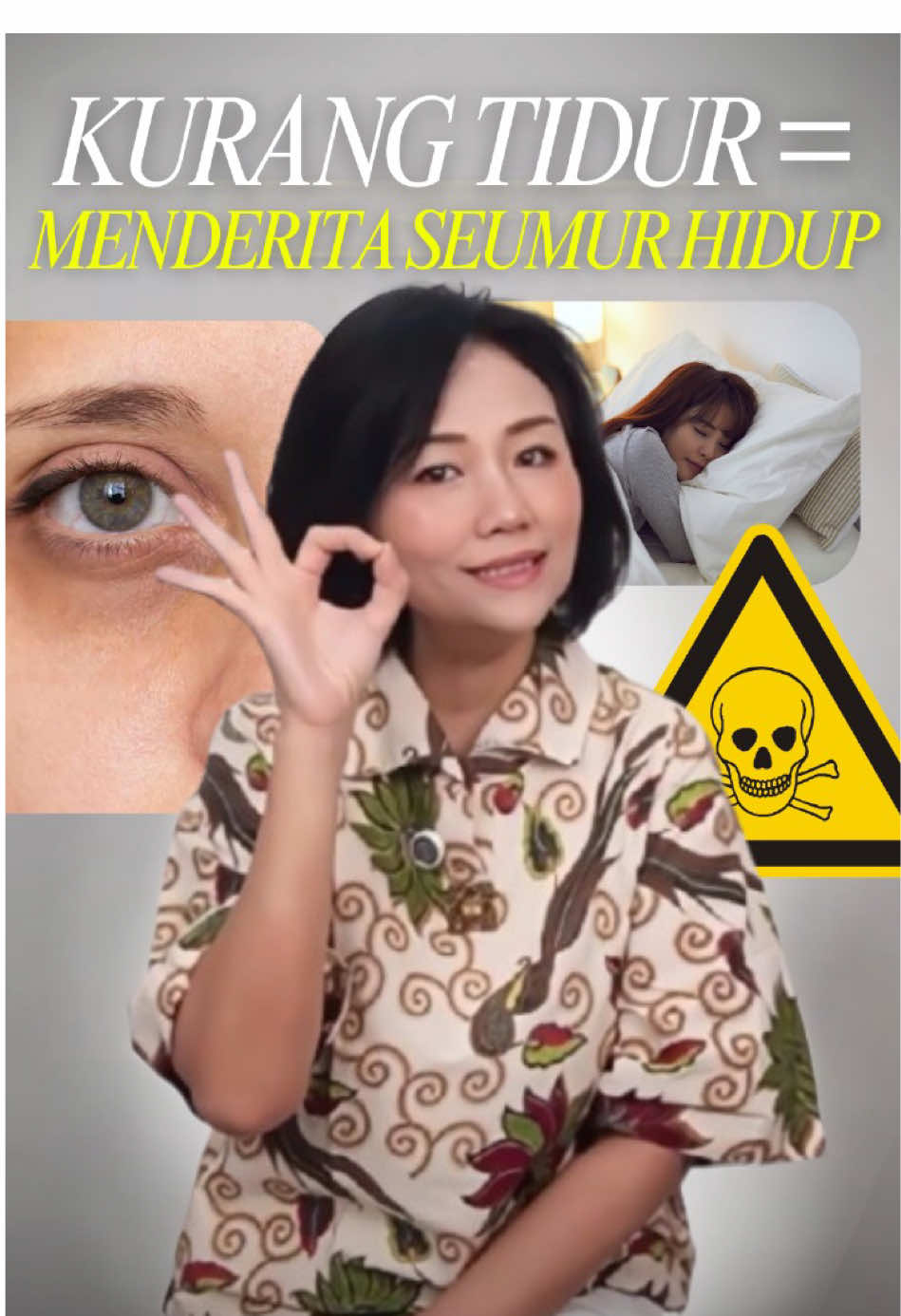 Kurang tidur bukan tanda produktif — tapi sinyal tubuh kamu lagi rusak pelan-pelan. Studi global nunjukin tidur <5 jam bisa ningkatin risiko kematian sampai 33%. Ditambah pola makan berantakan, efeknya langsung ke jantung dan pembuluh darah. Jangan tunggu sakit buat sadar, karena setiap malam begadang itu satu langkah lebih dekat ke serangan jantung. #TidurBerkualitas #KesehatanTanpaObat #FaktaKesehatan #BegadangBahaya #HidupSehat     