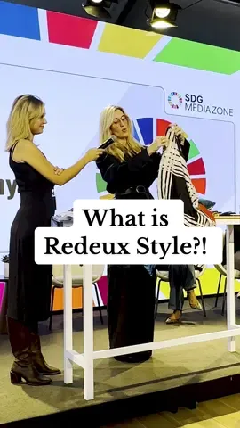 Added New highlights from this past September when I spoke on a panel at the United Nations General Assemby @sdgmediazone in NYC! Such an honor! What is Redeux Style?!  Let's talk about it!  Redeux Style is so much more than just Sustainable lifestyle & design! Redeux Style is a Community!  #sustainsblestyle #repurpose #nolandfill #upcycle #reuse                                     
