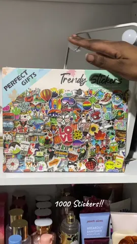 Giftbox of 1000 stickers!!!!🤭Joirnal page ideas are welcome😏Comment If You want a stopmotion video of every single sticker💗 #sticker #fyp #stationery #animals #1000 
