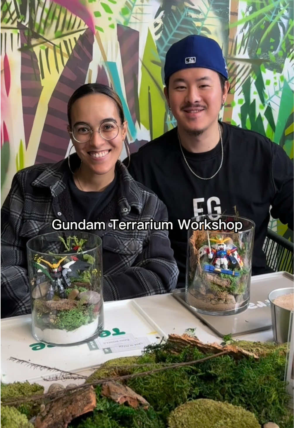 Thank you to everyone who attended our Gundam Terrarium Workshop — our special collaboration with @Gundam Planet 🪴👏 37 happy attendees came out with lots of Gunpla kits, anime figurines, and their own terrarium! Thank you to our team for making this happen. This wouldn’t be possible without any of you! And huge shoutout to Gundam Planet for collaborating with our small business ❤️ #gundamtiktok #gundamterrarium #fyp 