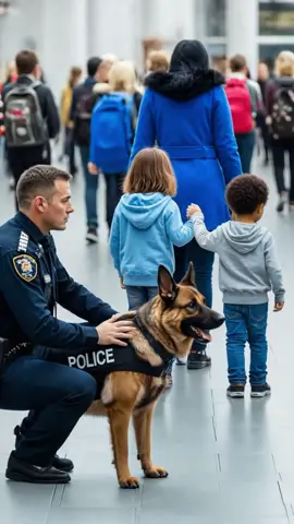 Niño Negro Dio Señal Silenciosa Al Perro Policía – Lo Que Halló Luego DEJÓ A TODOS EN SHOCK