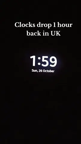 Time Change in United Kingdom 26 October 2025 🇬🇧🥹#foryou #foryoupage #timechange #viral #fyp 