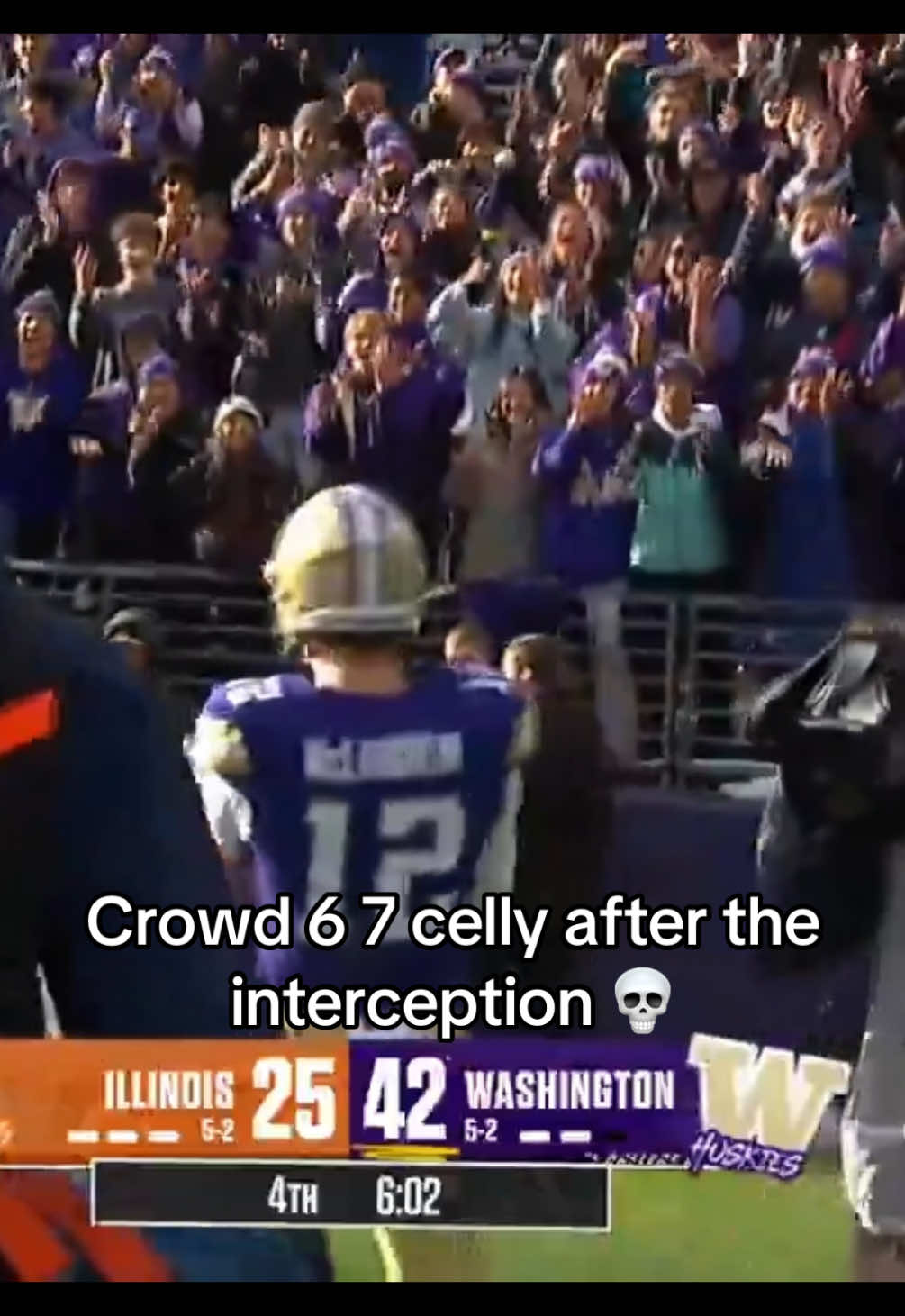 It’s gets to a point 🥀 (via @CFB on FOX) #CollegeFootball #67 #brainrot #celebration #washington 