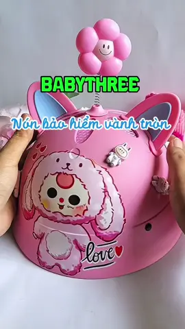 Mũ bảo hiểm vành tròn Babythree con tui nó mê nên hợp tác đội ra đường lắm #foryou #xuhuong #mubaohiem #babythree #nonbaohiem @Mẹ và Sushi nbaohiem