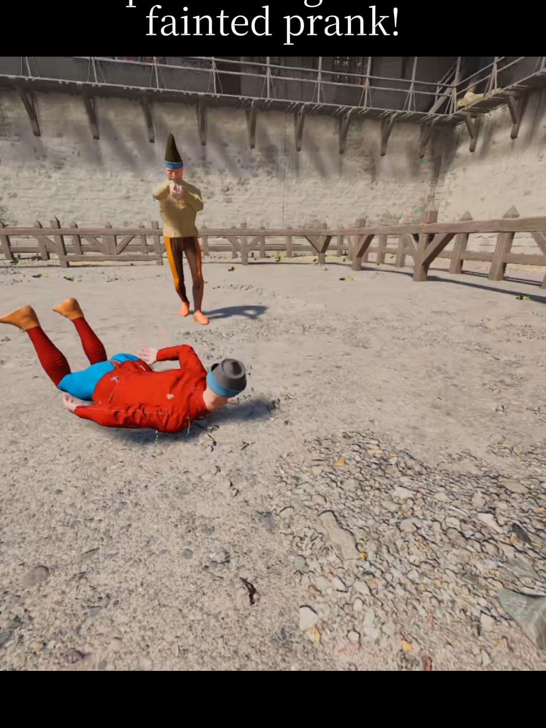 I can't believe they fell for that simple trick! #halfsword #gaming #viral #prank #fyp