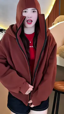 áo khoác nỉ hoodie có khoá zip chống nắng #aokhoacni #xhtiktok 