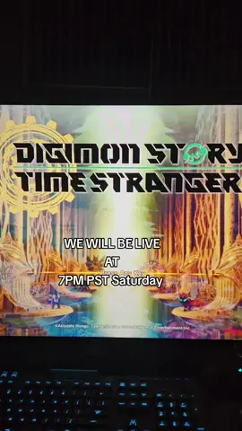WE WILL BE LIVE AT 7PM PST Saturday  #gaming #voiceactor #voiceovers #live #digimon 