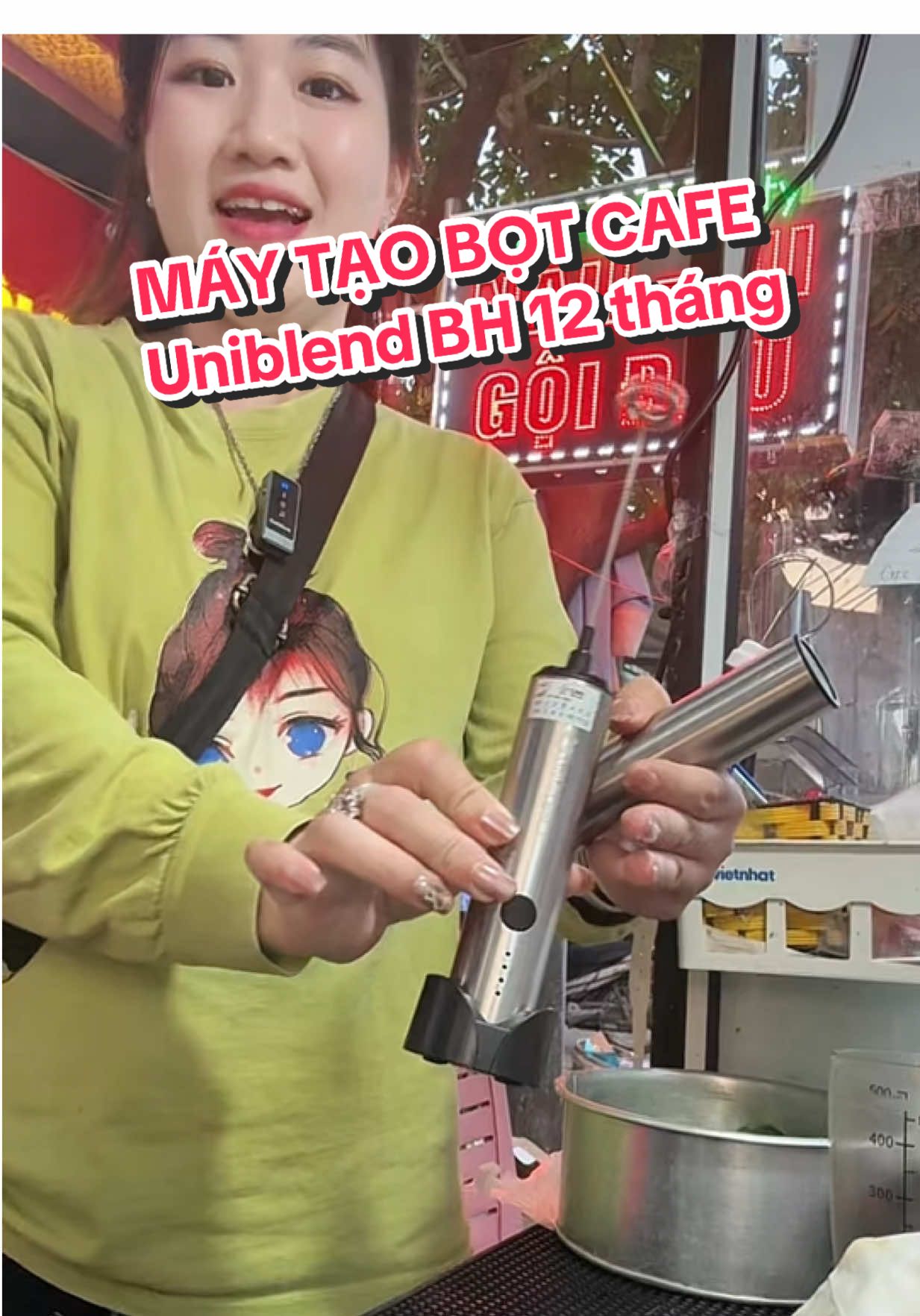 MÁY TẠO BỌT CAFE UNIBLEND chính hãng chuyên dụng cho quầy pha chế#maytaobotcaphe #maytaobotuniblend #maytaobot 