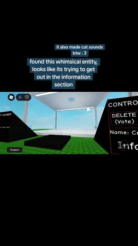 whimsy cat thing | | | | | | | | #skybox #roblox #skybox #robloxfyp #robloxtiktok _____________ btw the game name is skybox entity lab : )