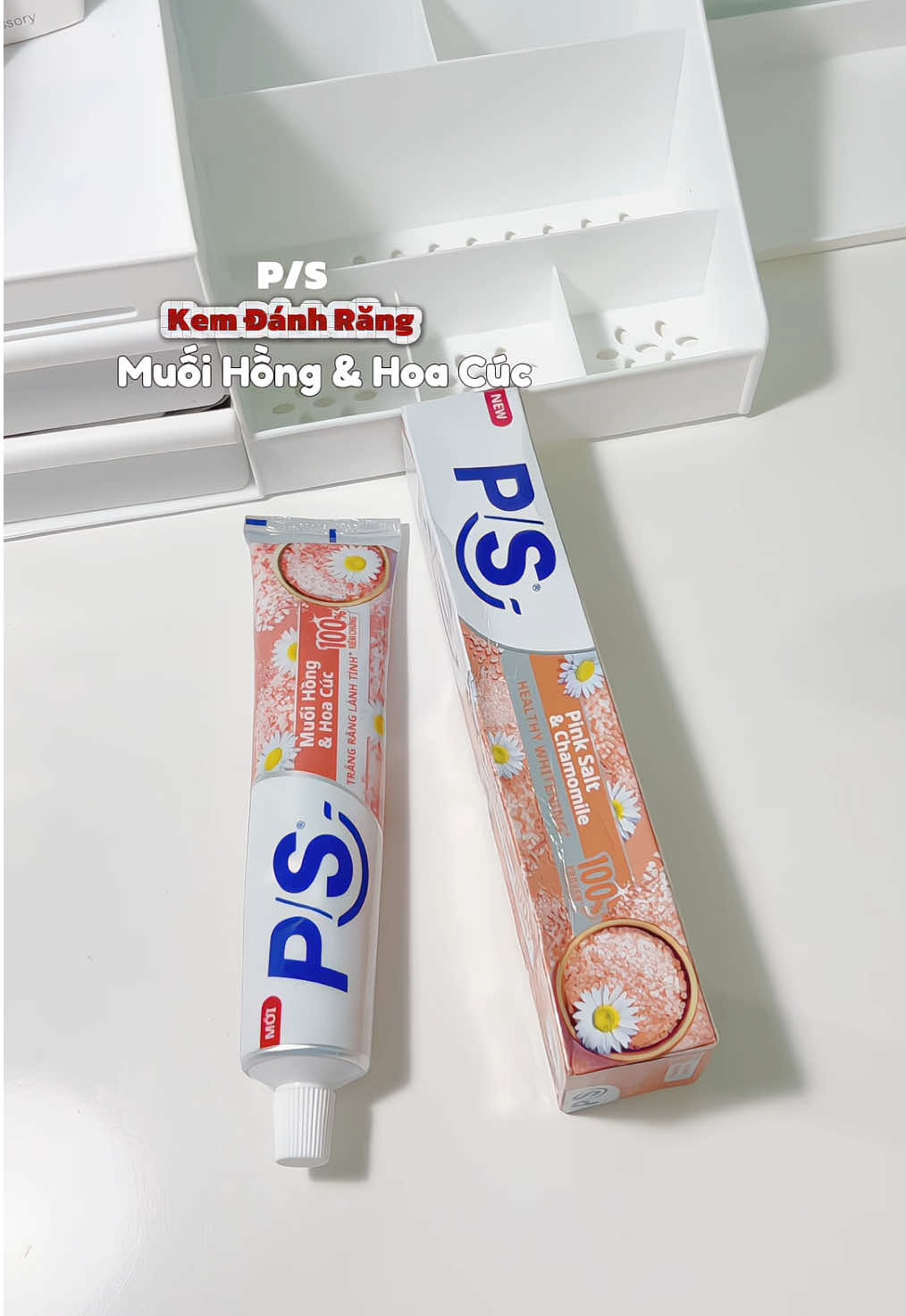Kem Đánh Răng P/S Muối Hồng & Hoa Cúc 🦷#psmuoihong#hoptaccungunilever #psvietnam #pstrangranglanhtinh #xhhhhhhhhhhhhhhhhhhhhhhh 