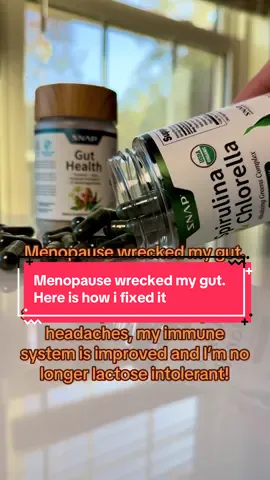 Menopause wrecked my gut. Here is how I fixed it and alleviated the gas, bloating, constipation and more #healthmusthaves #guthealthtiktok #guthealthtiktok #guthealing #constipated 