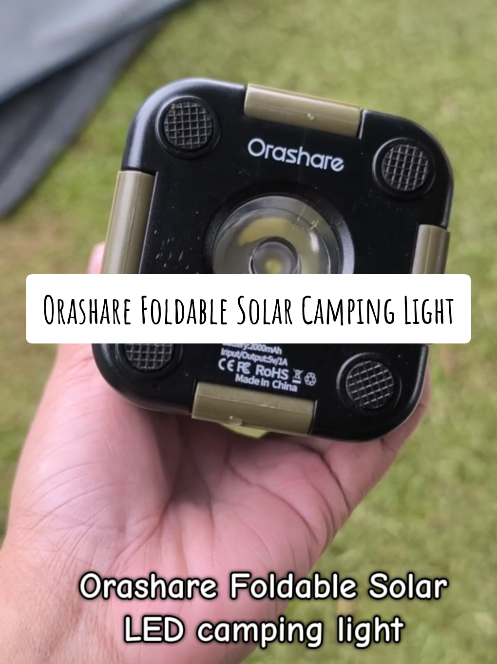 Orashare Foldable Solar Led Camping Light! #Orashare #ledlight #light #tiktokmarketing #tiktokaffiliate #tiktokshop 