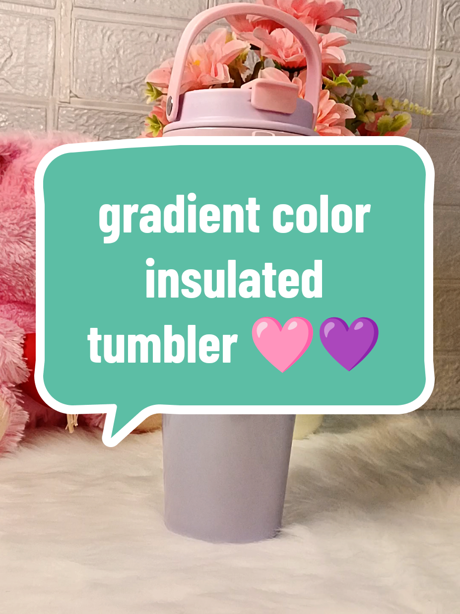 Gradient color insulated tumbler #tumbler #insulatedtumbler #gradienttumbler #vacuuminsulatedtumbler 