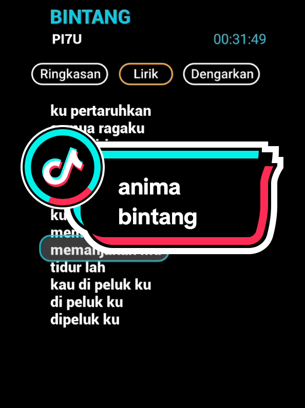 bintang  #lirik #liriklagu #masukberanda