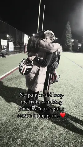 One week post surgery and back at the field to watch my favorite football player. @️🦇 ❤️ 🏈 