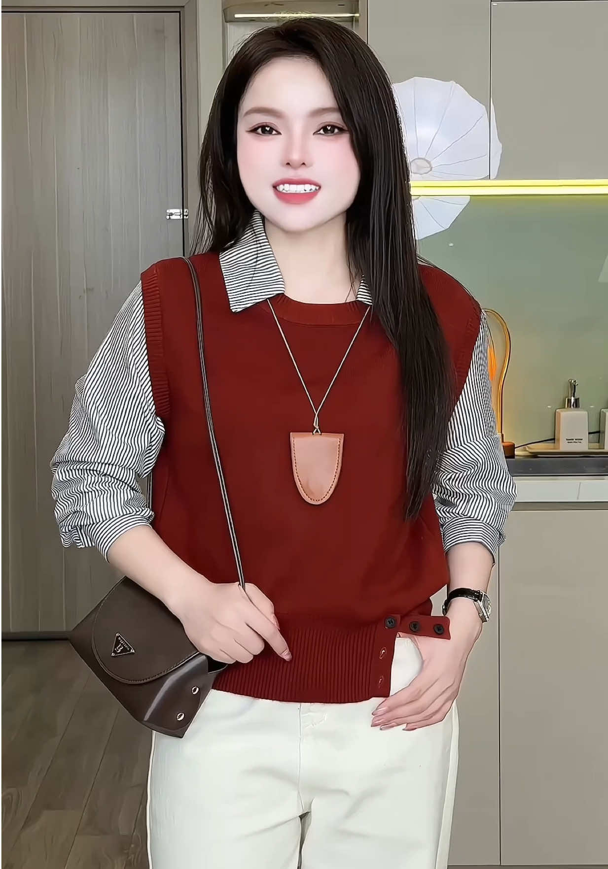 Áo len cổ sơ mi dài tay hàng qc len  đẹp mê xỉu bảng màu xinh hết sức #aolennu #aodetkim #aodetkimnu #aolen #aolenquangchau 