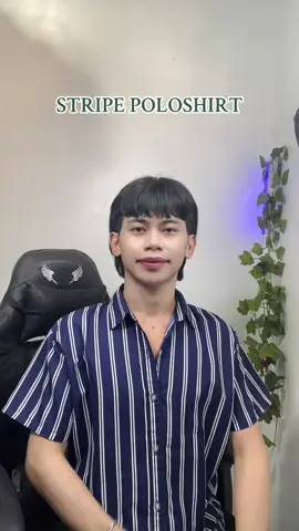 Stripe poloshirt from Topshion napaka premium #topshion #poloshirt #outfit #recommendations #bodulfinds 