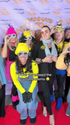 All the glow house mamas dressed up as minions and I look like the odd one out 😂 #halloween 
