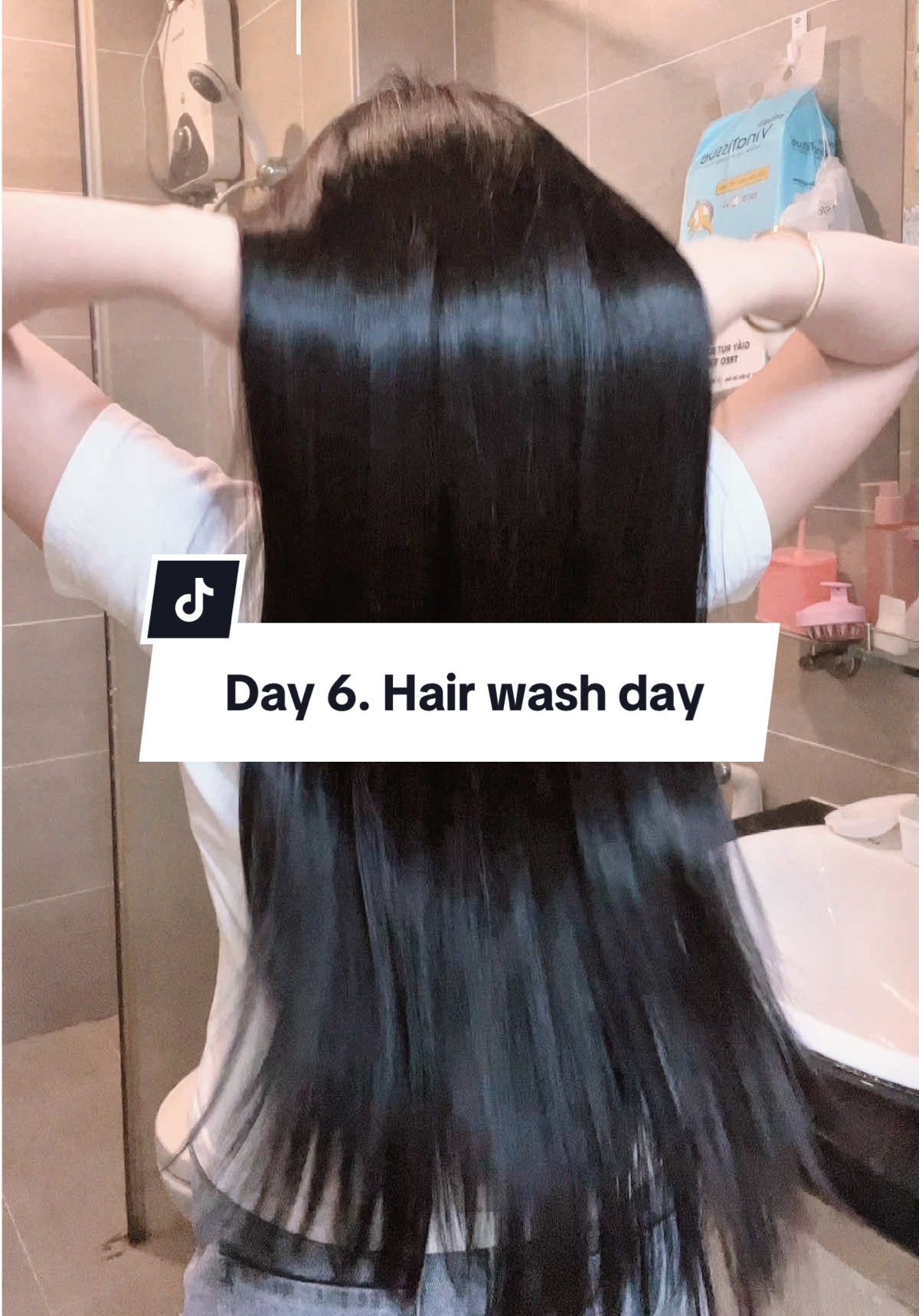 Cuối tuần gội đầu gì chưa mí bà ơi #haircare #goclamdep #hairwashday #fyp #labonhair  