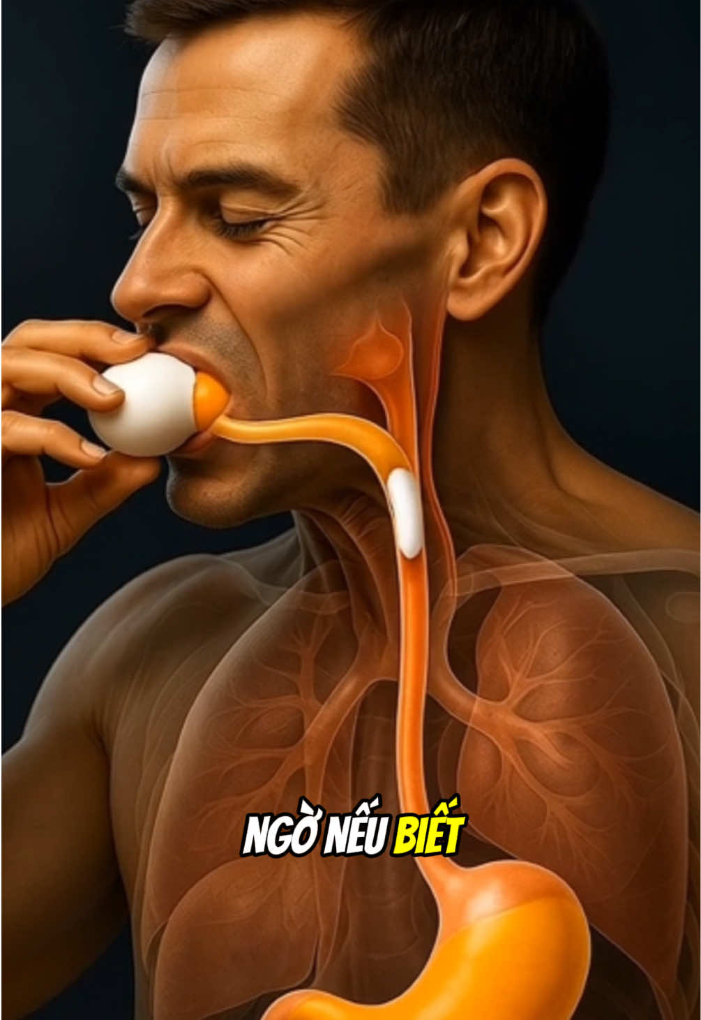 Khi bạn ăn trứng cơ thể bạn sẽ thay đổi như thế nào 👍 #health #trứng #chamsocsuckhoe #tim #totchosuckhoe 