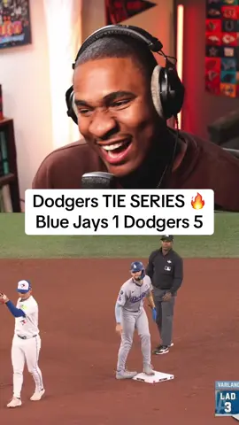 Dodgers win and tie series 1-1 vs Blue Jays. Who you got winning the World Series? #dodgers #bluejays #ladodgers #WorldSeries #MLB 