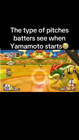 Yamamoto has so much movement on pitches is actually wild😭  #MLB #dodgers #dodgersbaseball #losangelesdodgers 