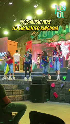 90's music hits concert at enchanted kingdom @SMS of Enchanted Kingdom #enchantedkingdom #bestof90s #90smusichits #batang90s 