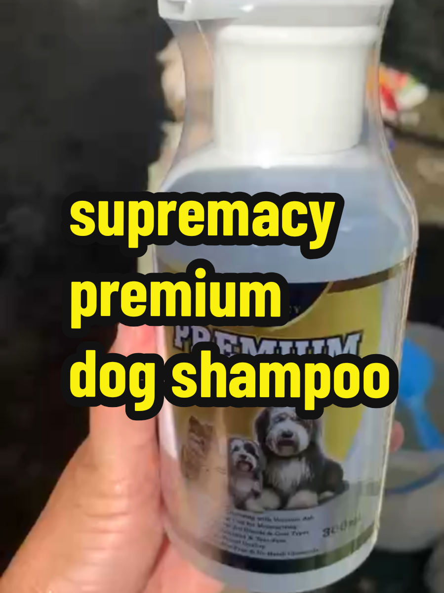 supremacy premium dog shampoo para sa deep cleansing ng coat ng ating furbabies #supremacypremiumdogshampoo 