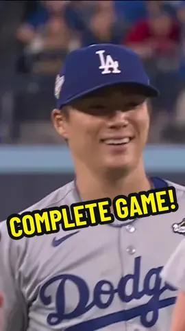 BACK-TO-BACK COMPLETE GAMES FROM YOSHINOBU YAMAMOTO. #dodgers #sports #losangeles #WorldSeries 