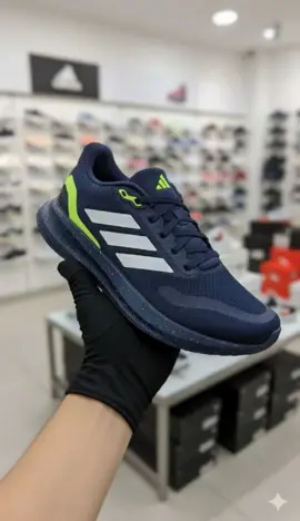 adidas Running Runfalcon 5 Running Shoes Mrn Blue JR5521 #fyp#adidas#sepatupria#Running#sepatu 
