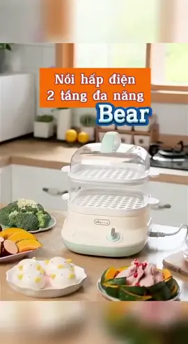 ‼️Nồi lẩu hấp đa năng Bear có dung tích lớn 10 lít, thiết kế hai tầng trên hấp dưới nấu tiện lợi, có thể chế biến nhiều món ăn cùng lúc. ➡️Lòng nồi làm từ chất liệu nhựa PC phủ 2 lớp men sứ chống dính an toàn và bền bỉ, vỏ nồi bằng nhựa PP, nắp đậy bằng nhựa PC cao cấp. ➡️Công suất cao 1300W dẫn nhiệt đều và làm nóng nhanh, giúp thực phẩm chín đều nhanh chóng mà vẫn giữ được hàm lượng dinh dưỡng và hương vị tươi ngon. ➡️Dễ dàng tùy chỉnh thời gian nấu bằng bảng điều khiển núm xoay đơn giản. 👉 Bảo hành 12 tháng ------------ 📞0904557248#xuhướng #xu_huong #BEAR 