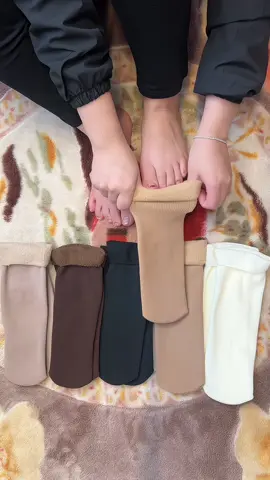 Set 10 đôi tất cổ cao lót lông#tatlotlong #tatnucocao #tất #xuhuongtiktok 