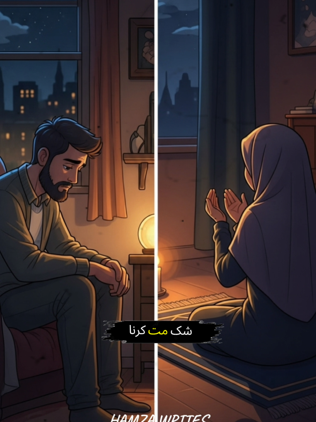 Pardesi Shohar Call Kyun Cut Karta Hai?🙁 #PardesiShohar #ShoharBiwi #RishtonKiBatein #EmotionalVideo #IslamicQuotes