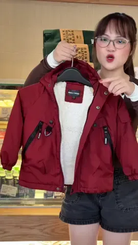 Áo khoác cho bé #xuhuong #thoitrangtreem #aokhoaclotlong 