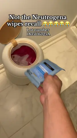 This is the last thing i expected it to be recalled 😭 #neutrogenawipes #recall 